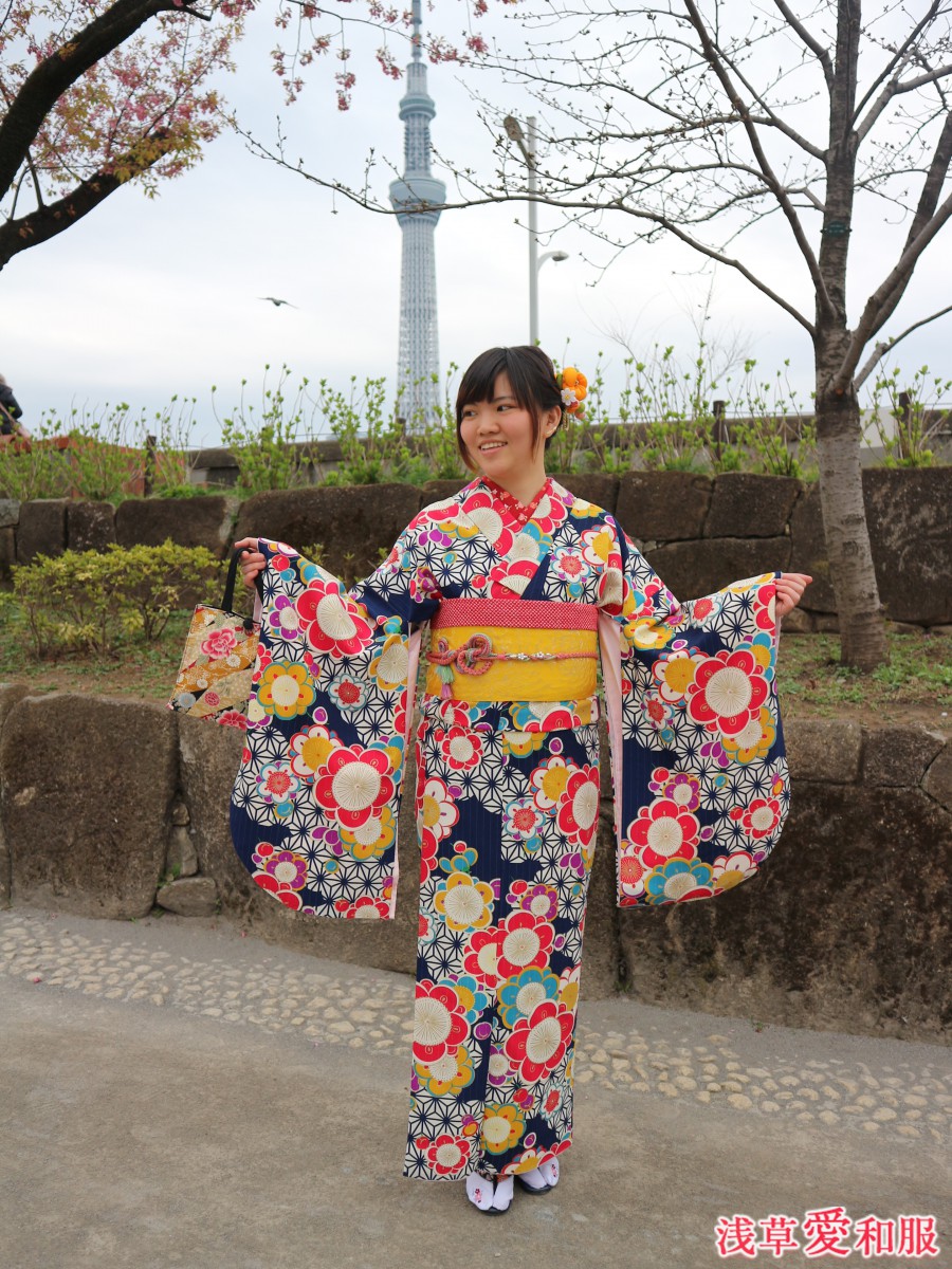 二尺振袖プラン 東京着物レンタル浅草愛和服