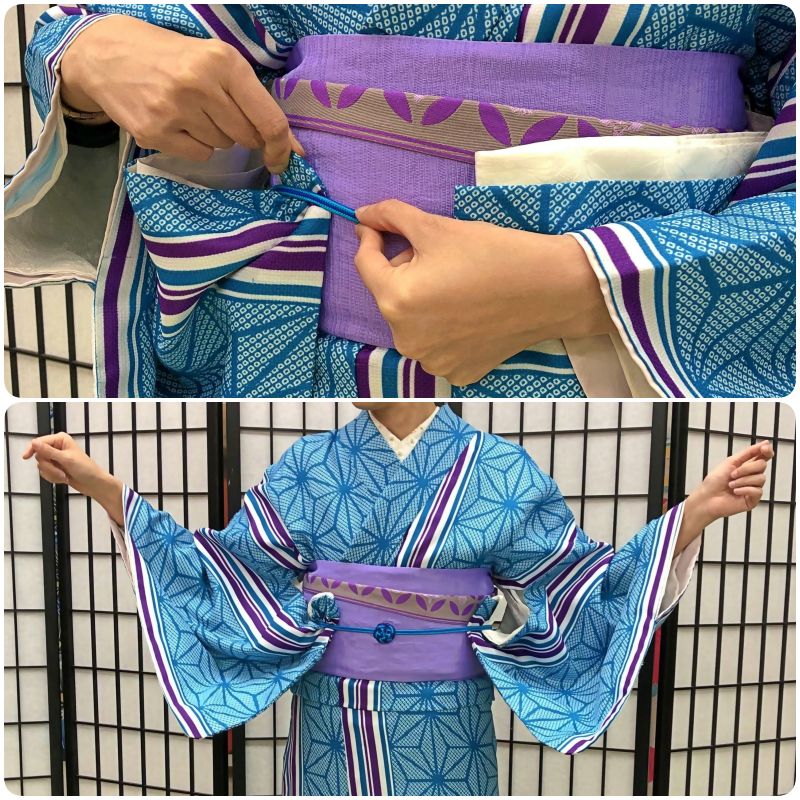 浴衣 ストア トイレ 女性