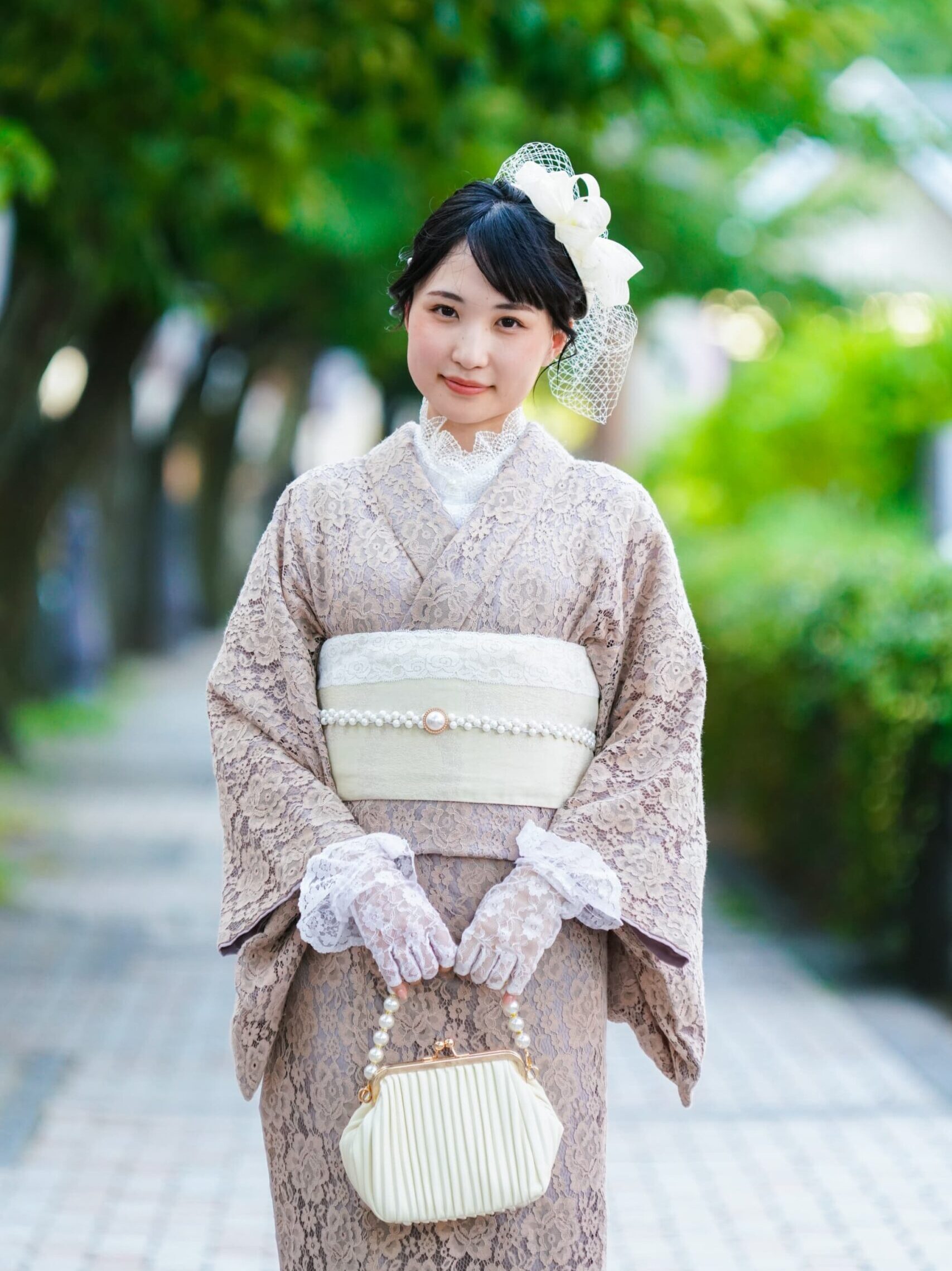 レース着物の着方・流行り・合わせる帯の選び方｜レンタルで可愛い 