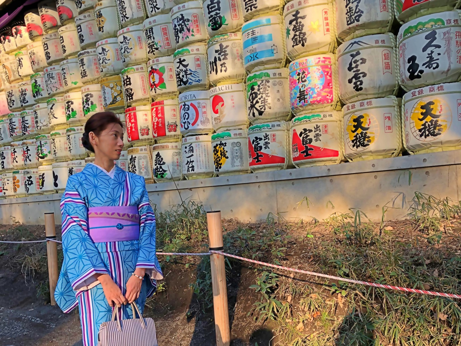 浅草小紋着物は普段着です