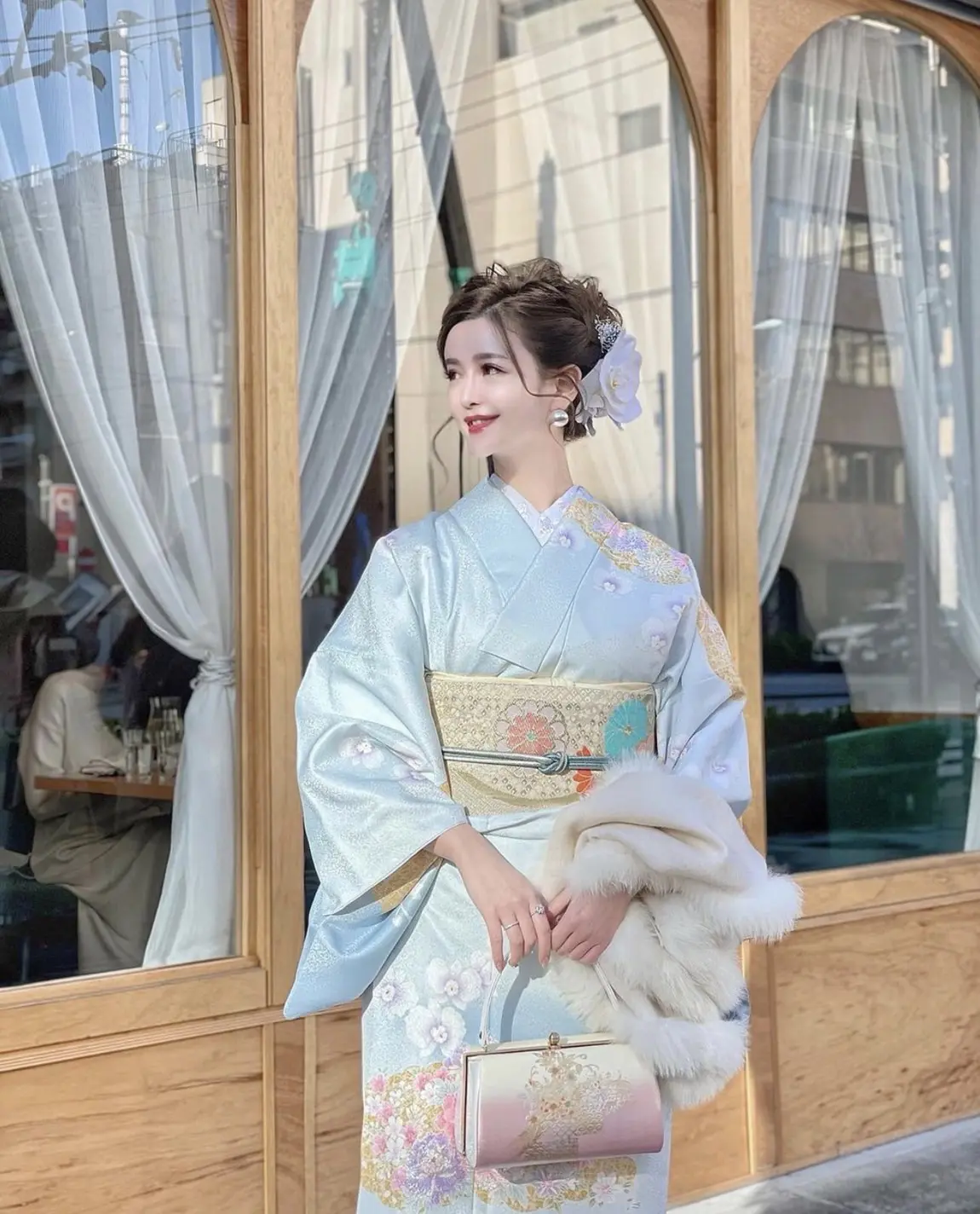 上品な訪問着 | 京都着物レンタル 愛和服