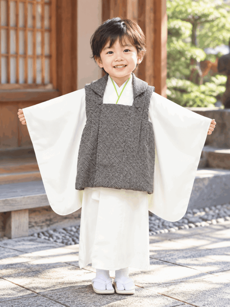 3歳男の子被布