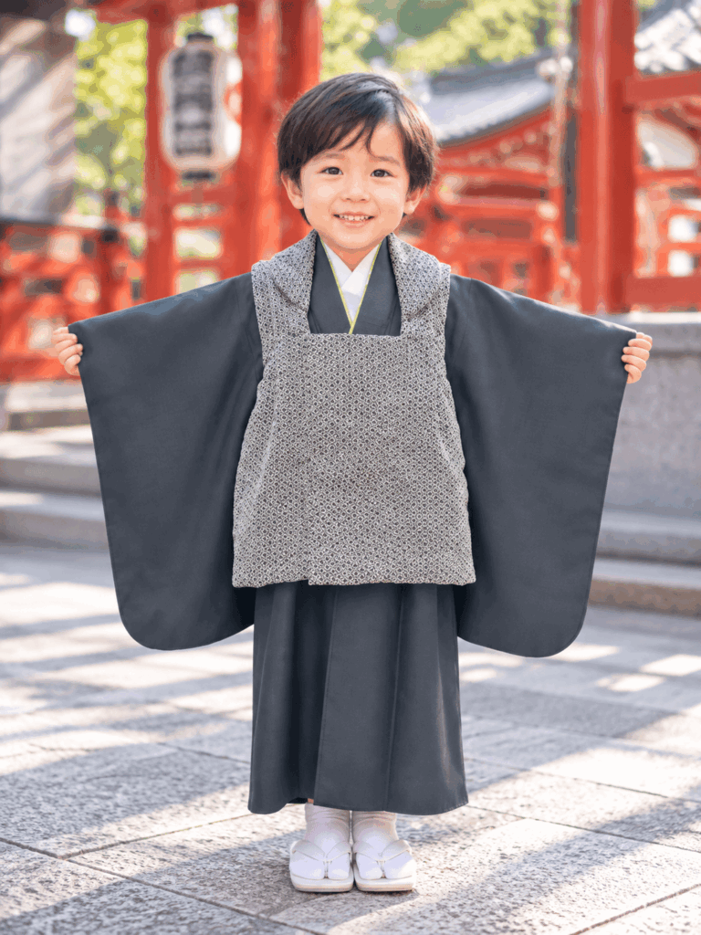 3歳男の子被布