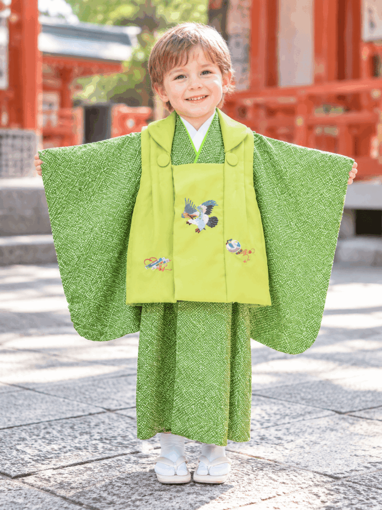 3歳男の子被布