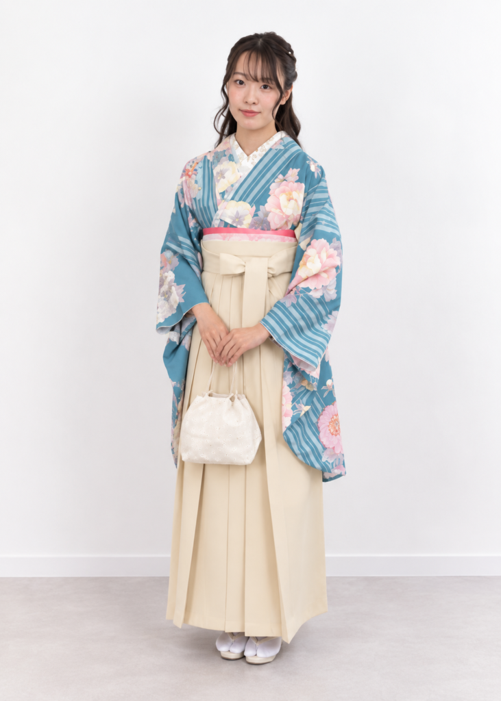 二尺振袖 x 袴