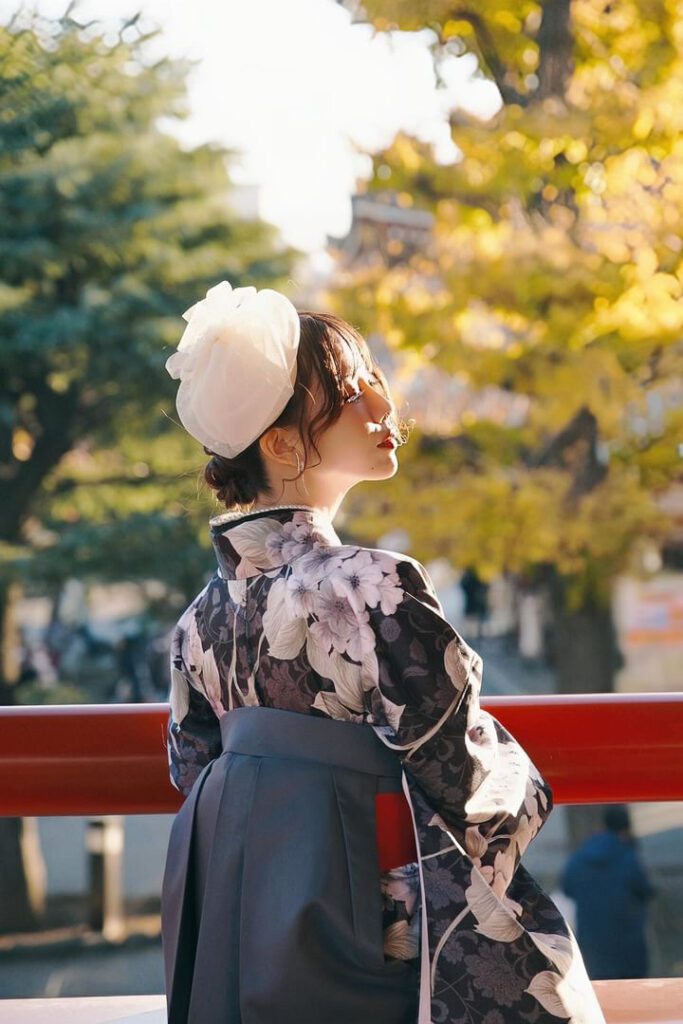 二尺振袖 x 袴