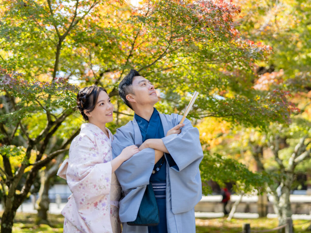 紅葉 カップル
