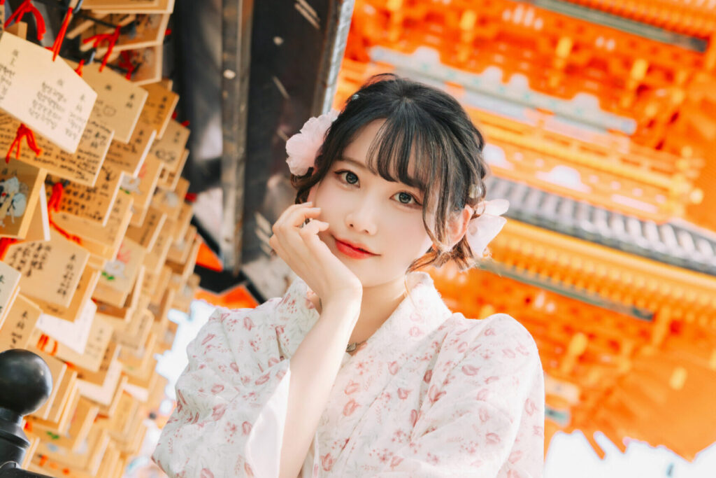 愛和服清水店 清水寺 レース浴衣
