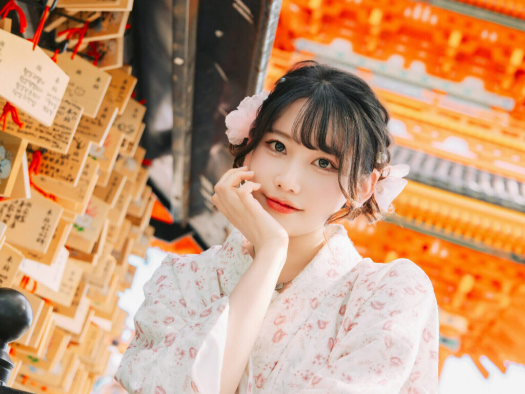 愛和服清水店 清水寺 レース浴衣