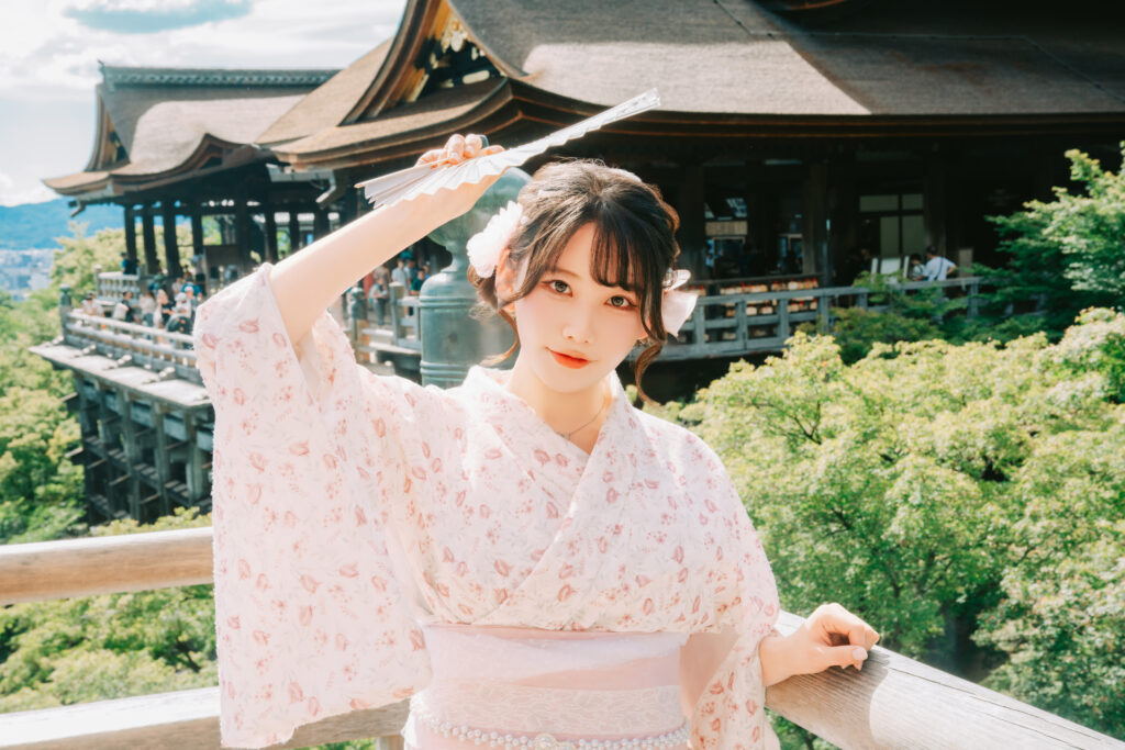 愛和服清水店 清水寺 レース浴衣