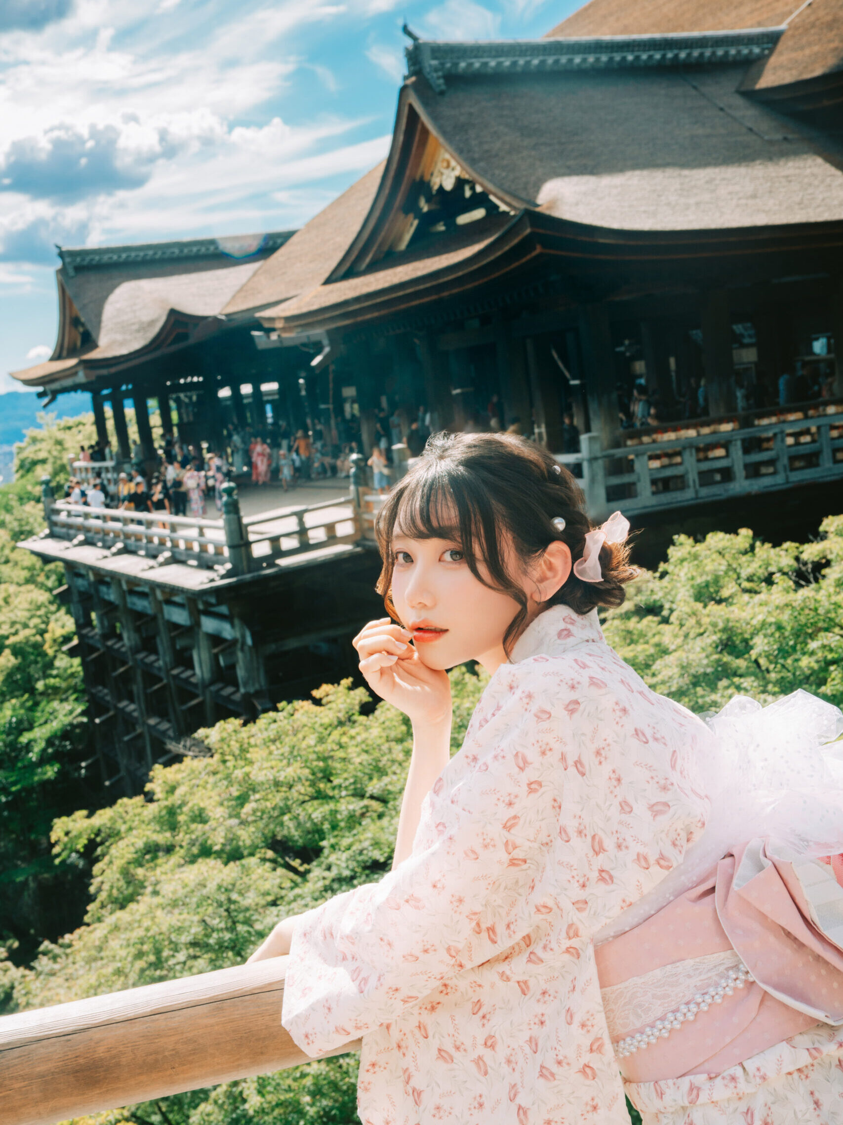 愛和服清水店 清水寺 レース浴衣