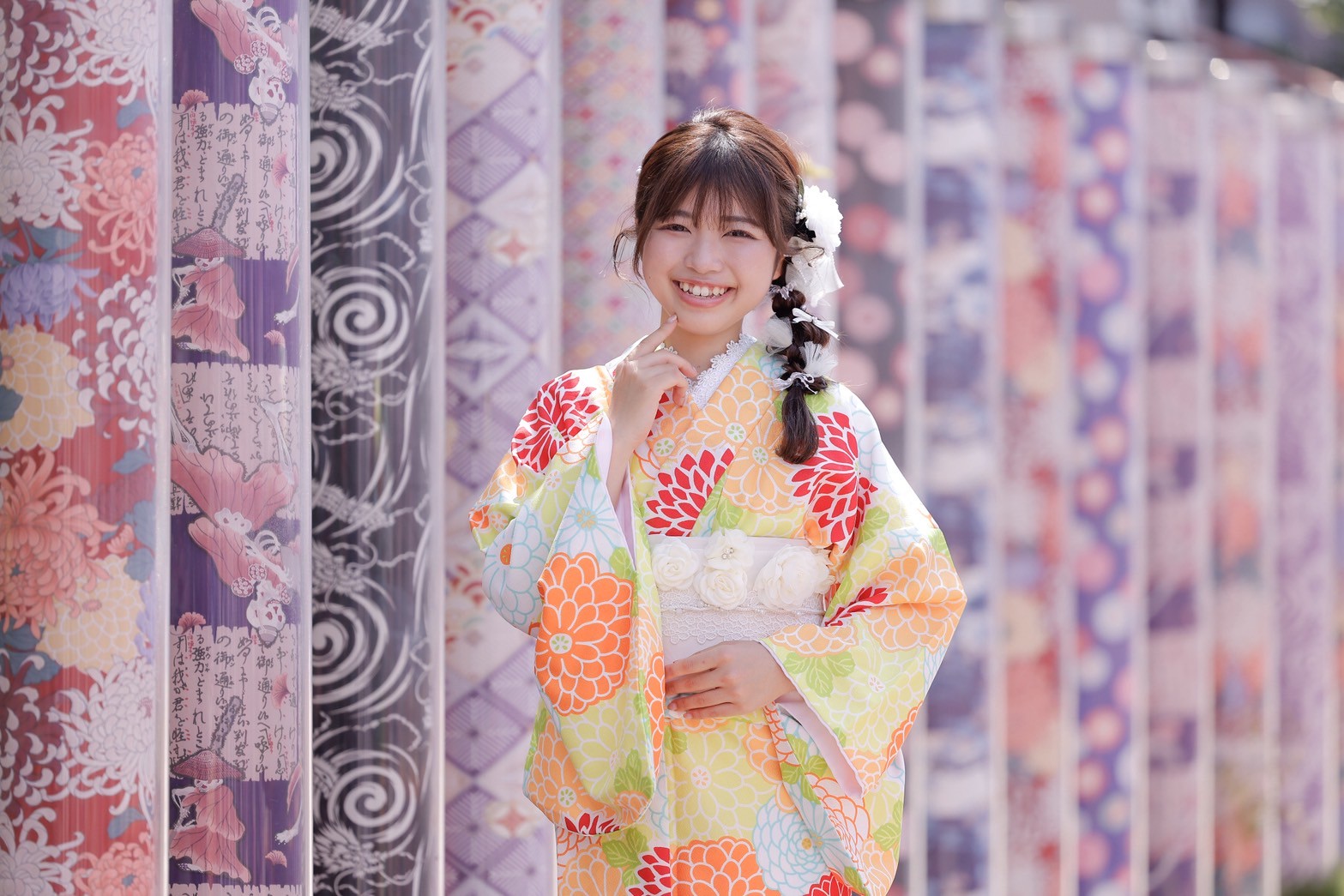 嵐山 着物フォレスト 小紋