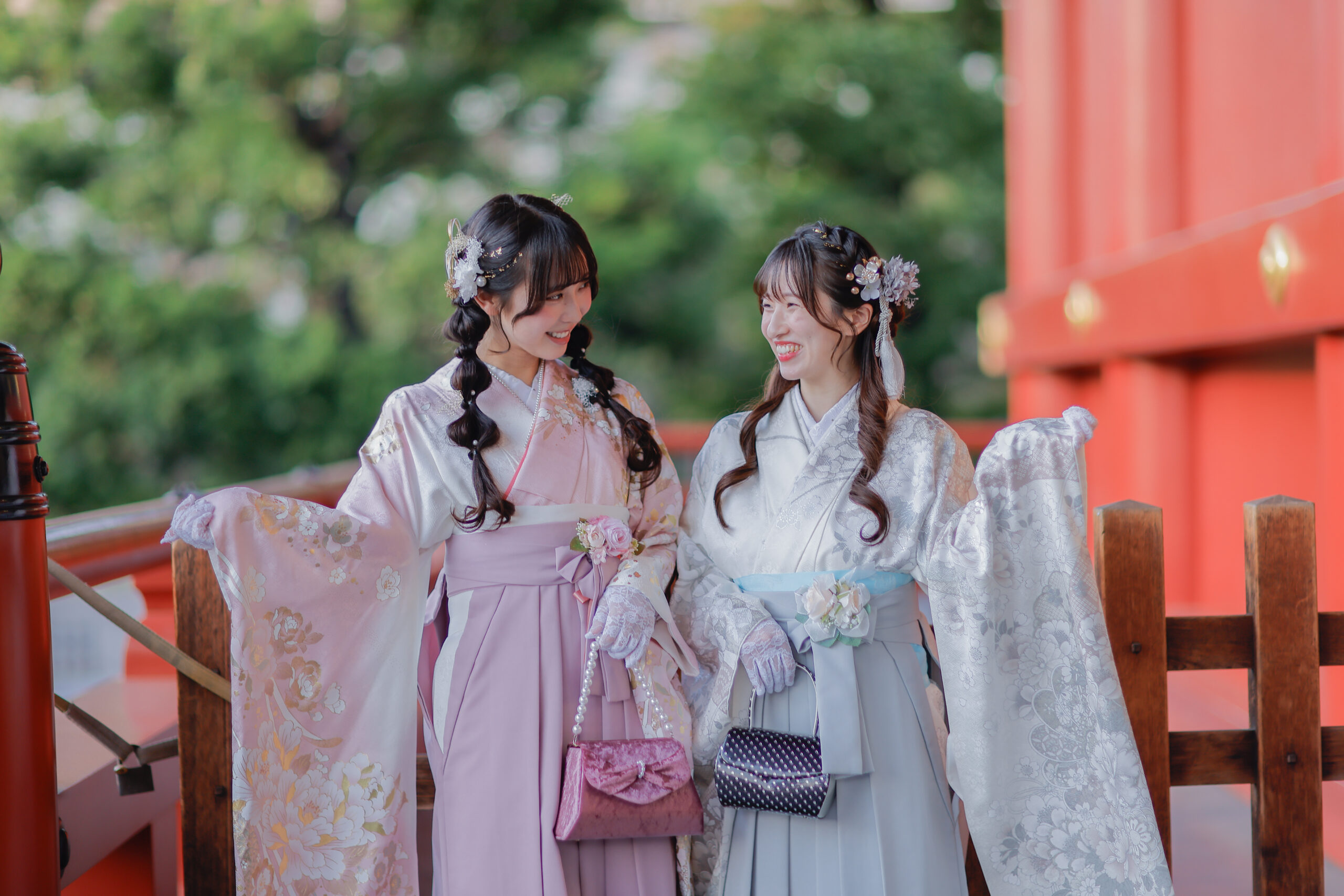 浅草寺 高級振袖 袴