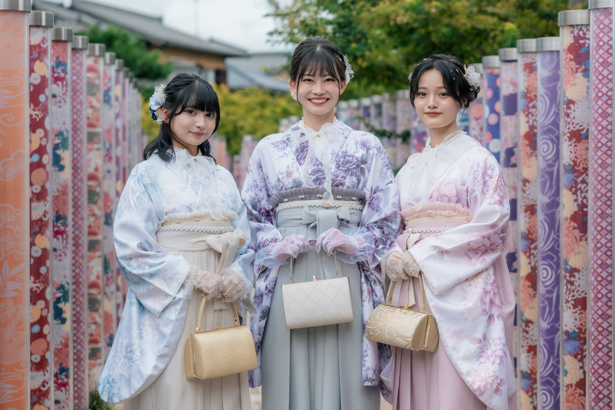 嵐山 二尺袖袴 大正ロマン