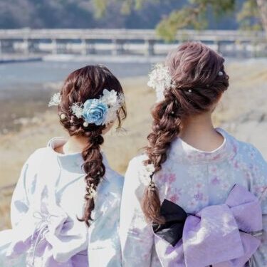 着物に似合うおしゃれな髪型