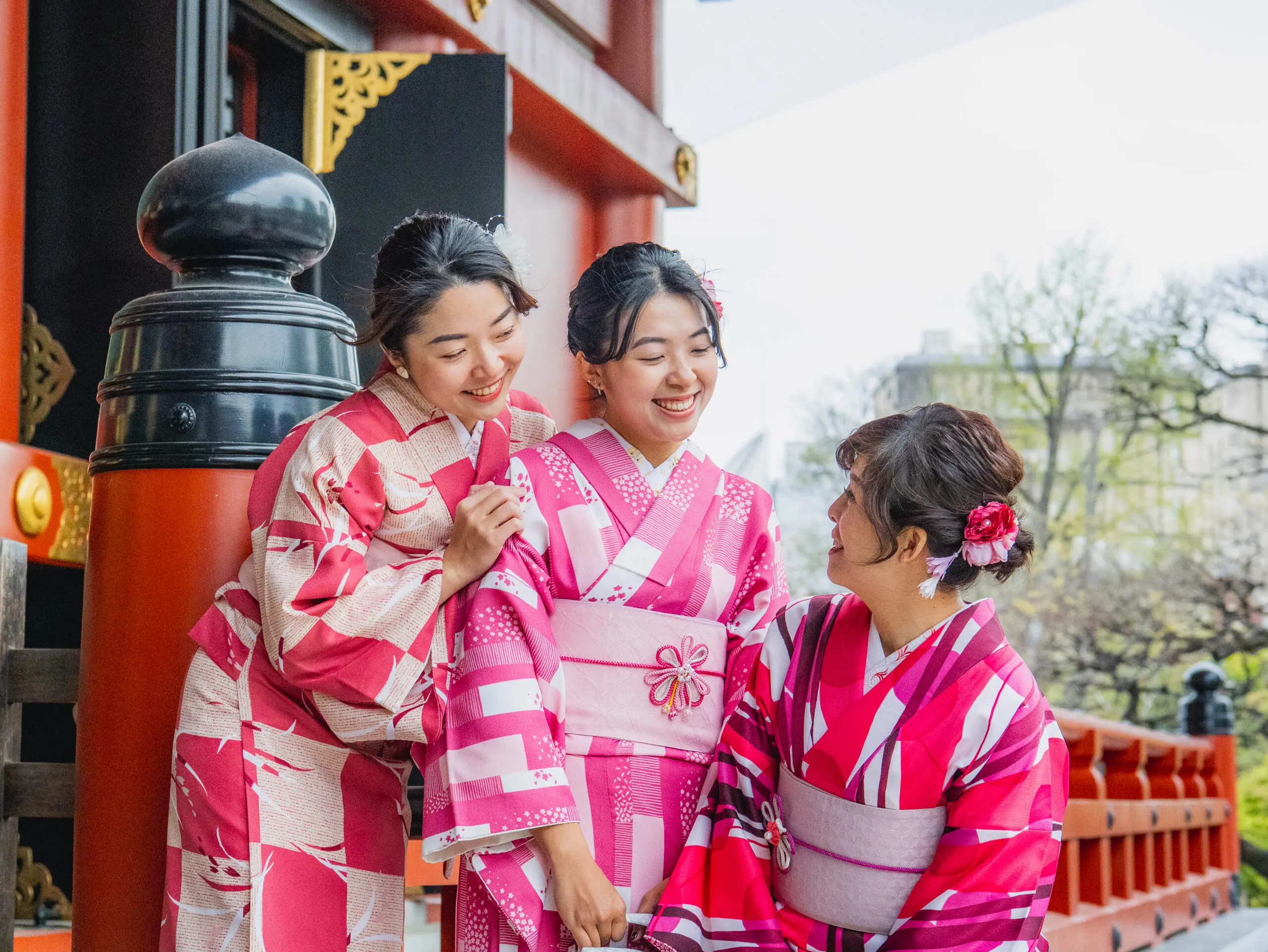 Couple kimono rental in Asakusa