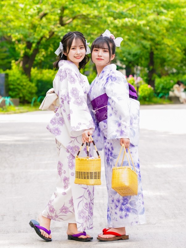 Women’s yukata and hairstyling rental plan