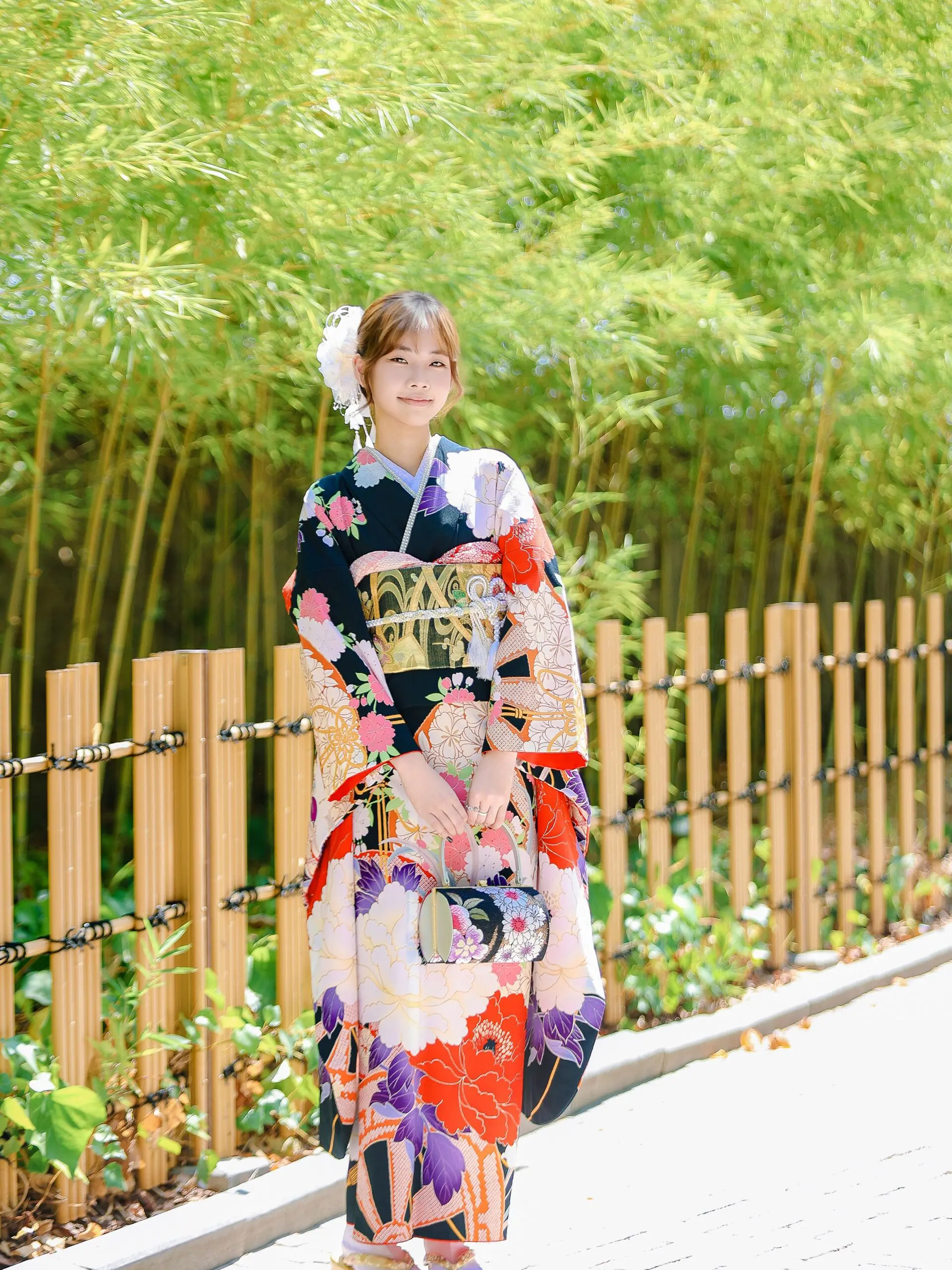 Furisode option in Asakusa