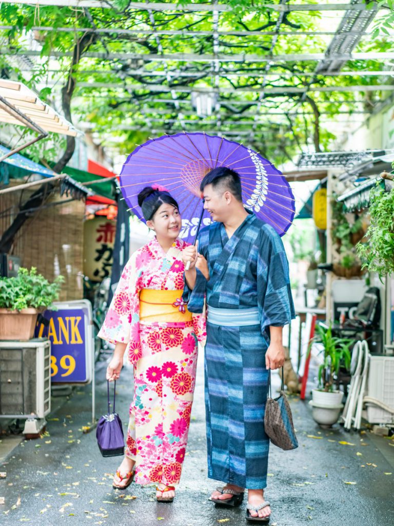 浅草浴衣レンタル ヘアセット込み安い 浅草着物レンタル 愛和服